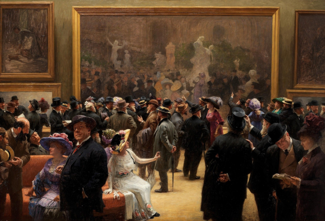 Jules Gruen Un vendredi au Salon des artistes français 1911