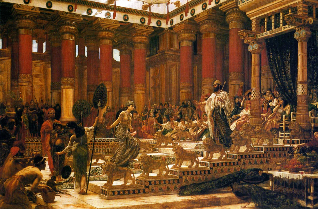 Edward Poynter, The Visit of the Queen of Sheba to King Solomon, 1890 (Oil on canvas)